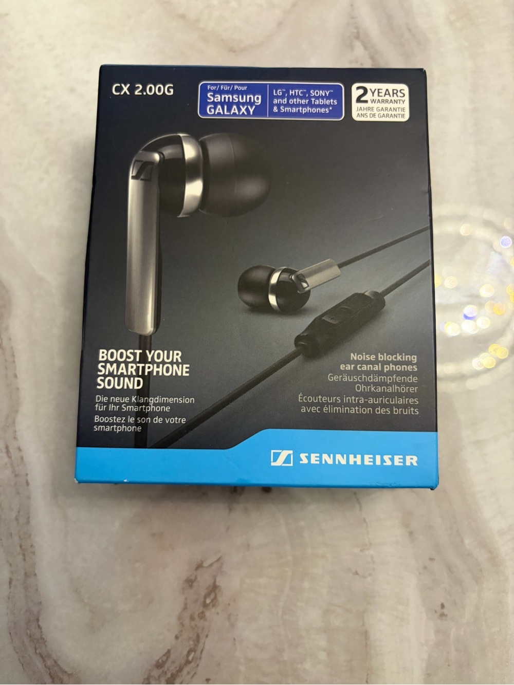 Sennheiser CX 2.00G Black In-Ear Headphones Samsung Galaxy